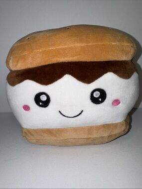 Cuddle Crew S’mores Plush Pillow – Super Soft Kawaii Foodie Plush